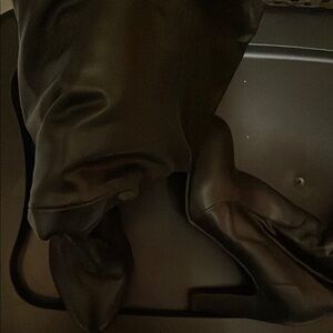 Sleek Black Leather Boots